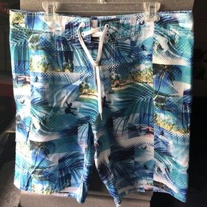 Old Navy board shorts.